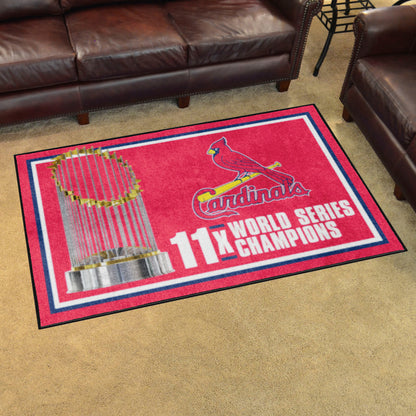 MLB - St. Louis Cardinals Dynasty 4x6 Rug